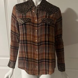 Johnny Was Western Shirt